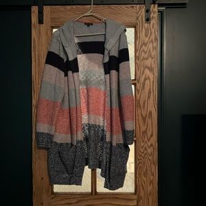 Hooded cardigan